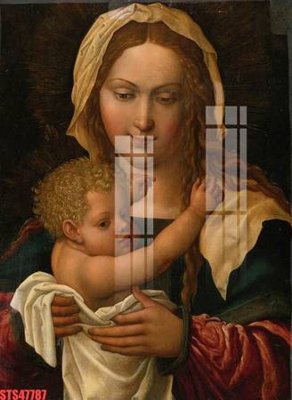 Download file gốc Tranh sơn dầu phương tây tổng hợp STS47787 (in mica) trang trí