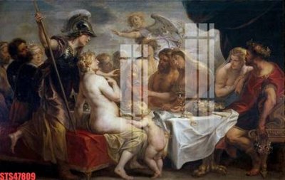 File gốc in tráng gương Tranh sơn dầu phương tây tổng hợp STS47809 chi tiết