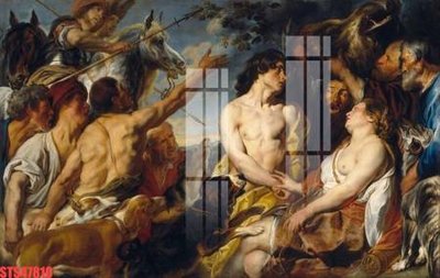 Download file gốc Tranh sơn dầu phương tây tổng hợp STS47810 (in lụa) cao cấp