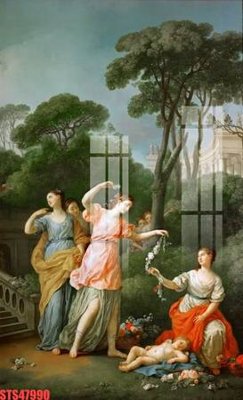 Tải file tranh Tranh sơn dầu phương tây tổng hợp STS47990 (ảnh gốc) ngay