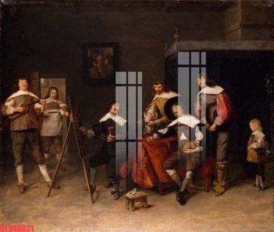 File tranh quảng cáo Tranh sơn dầu phương tây tổng hợp STS48021 (download file gốc)