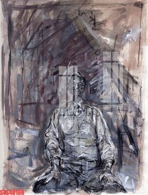 File tranh Tranh sơn dầu phương tây tổng hợp STS48166 (ảnh gốc) độc quyền