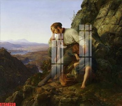 Download file gốc Tranh sơn dầu phương tây tổng hợp STS48238 (in lụa) nghệ thuật