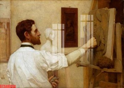 Tải file tranh Tranh sơn dầu phương tây tổng hợp STS48294 (gốc) tại Filetranh.com