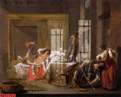 File tranh trang trí Tranh sơn dầu phương tây tổng hợp STS48399 (tải file gốc)