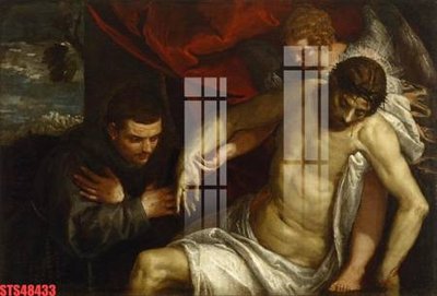 Tải file Tranh sơn dầu phương tây tổng hợp STS48433 (PSD) cho in tranh kính