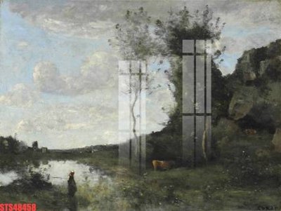 File in lụa Tranh sơn dầu phương tây tổng hợp STS48458 (chất lượng cao) Tranh sơn dầu phương tây tổng hợp STS48458