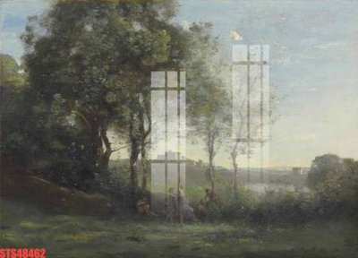 File gốc Tranh sơn dầu phương tây tổng hợp STS48462 (phiên bản chuẩn) để in ấn