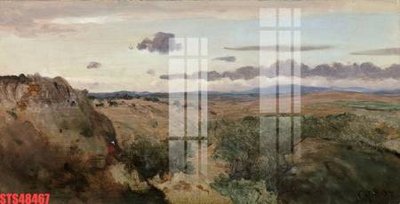 File gốc Tranh sơn dầu phương tây tổng hợp STS48467 (in lụa) trang trí tường