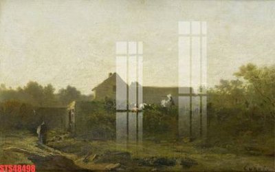 Download file gốc Tranh sơn dầu phương tây tổng hợp STS48498 (in mica) 3D