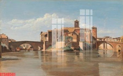 File gốc Tranh sơn dầu phương tây tổng hợp STS48501 (vector) cho in ấn