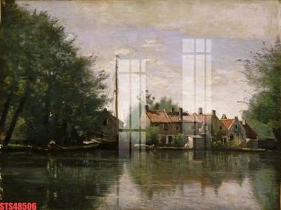 Tải file Tranh sơn dầu phương tây tổng hợp STS48506 (gốc) in tranh tráng gương