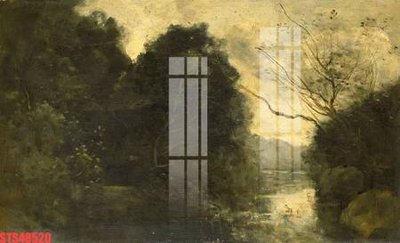 File tranh Tranh sơn dầu phương tây tổng hợp STS48520 (gốc) in vải canvas