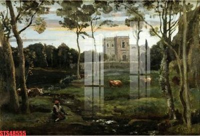 File in lụa Tranh sơn dầu phương tây tổng hợp STS48555 (phong cảnh) Tranh sơn dầu phương tây tổng hợp STS48555