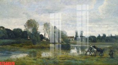 File in trần Tranh sơn dầu phương tây tổng hợp STS48579 (bản gốc) đại dương