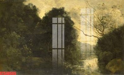 File in trần Tranh sơn dầu phương tây tổng hợp STS48595 (bản gốc 3D) sống động