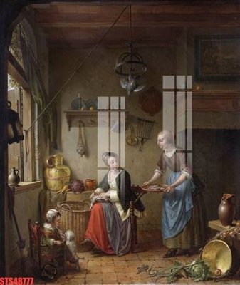 Tải file gốc Tranh sơn dầu phương tây tổng hợp STS48777 (in khổ lớn) không vỡ