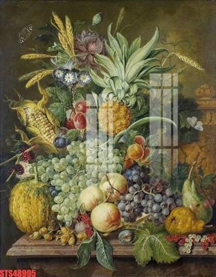 Download file gốc Tranh sơn dầu phương tây tổng hợp STS48995 (in lụa) tranh 3D