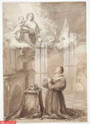 File gốc Tranh sơn dầu phương tây tổng hợp STS49056 (vector) cho in ấn