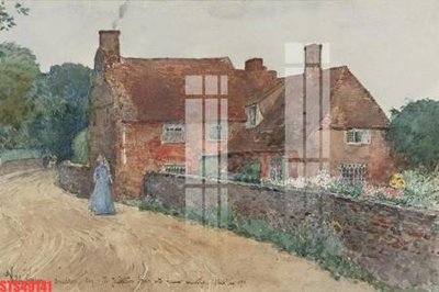 Ảnh gốc Tranh sơn dầu phương tây tổng hợp STS49141 (nét căng) in mica