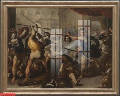 File tranh Tranh sơn dầu phương tây tổng hợp STS49352 (bản gốc) in lụa 5D