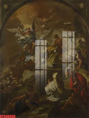 File in ấn Tranh sơn dầu phương tây tổng hợp STS49355 (bản gốc) cao cấp