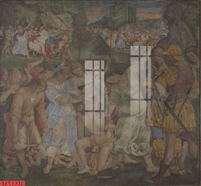 File gốc in ấn Tranh sơn dầu phương tây tổng hợp STS49379 chuẩn màu CMYK