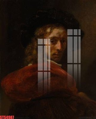 File gốc Tranh sơn dầu phương tây tổng hợp STS4987 (trang trí) phòng làm việc