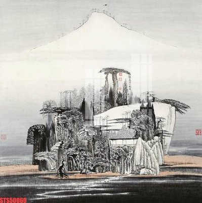 Tải file Tranh sơn dầu phương tây tổng hợp STS50060 (PSD) cho in tranh kính