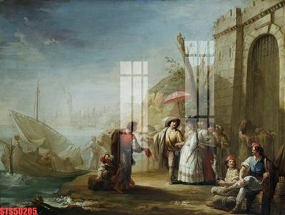 File gốc in ấn Tranh sơn dầu phương tây tổng hợp STS50205 chuẩn màu CMYK