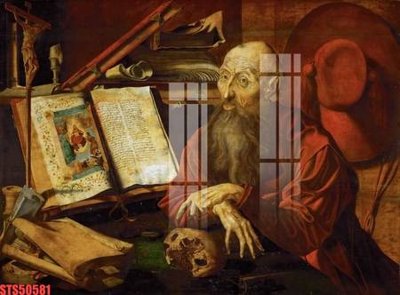 File tranh Tranh sơn dầu phương tây tổng hợp STS50581 (gốc) chủ đề trừu tượng