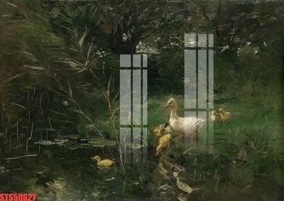 File gốc Tranh sơn dầu phương tây tổng hợp STS50627 (in lụa) trang trí tường