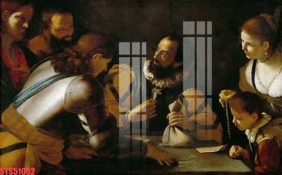 File in trần Tranh sơn dầu phương tây tổng hợp STS51052 (file gốc) hoa văn 3D