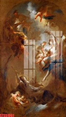 File tranh Tranh sơn dầu phương tây tổng hợp STS51061 (gốc) phong cách tối giản