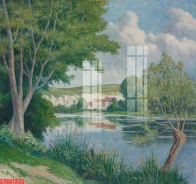 File tranh Tranh sơn dầu phương tây tổng hợp STS51235 (bản gốc) treo tường