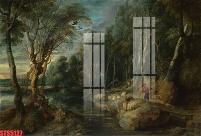 File gốc in mica Tranh sơn dầu phương tây tổng hợp STS5127 chất lượng