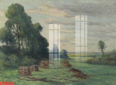 Download file gốc Tranh sơn dầu phương tây tổng hợp STS51315 (in mica) trong suốt