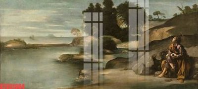 Download file gốc Tranh sơn dầu phương tây tổng hợp STS51364 (in mica) trang trí