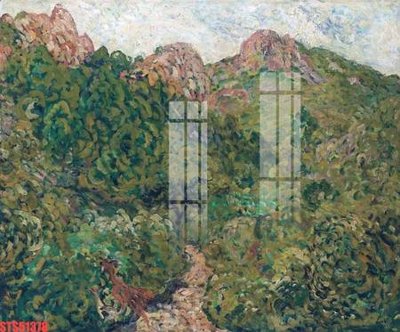 File in lụa Tranh sơn dầu phương tây tổng hợp STS51378 (hoa văn) Tranh sơn dầu phương tây tổng hợp STS51378