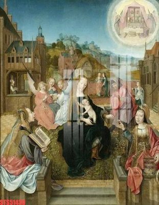 Tải về file tranh gốc Tranh sơn dầu phương tây tổng hợp STS51430 (để in quảng cáo)