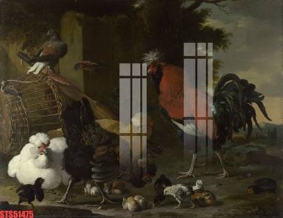 File in mica Tranh sơn dầu phương tây tổng hợp STS51475 (bản gốc) làm vách ngăn