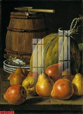 File ảnh Tranh sơn dầu phương tây tổng hợp STS51509 (gốc) in PP, decal