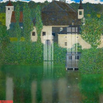 File tranh Tranh sơn dầu phương tây tổng hợp STS51660 (gốc) in trên kính