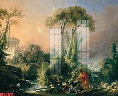 File ảnh Tranh sơn dầu phương tây tổng hợp STS51774 (gốc) in quảng cáo ngoài trời