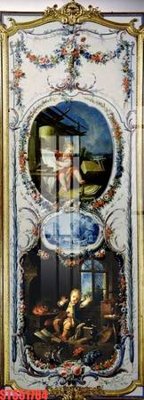 File tranh Tranh sơn dầu phương tây tổng hợp STS51784 (gốc) chủ đề thành phố