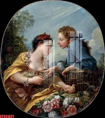 File ảnh Tranh sơn dầu phương tây tổng hợp STS51827 (gốc) dùng in Pano