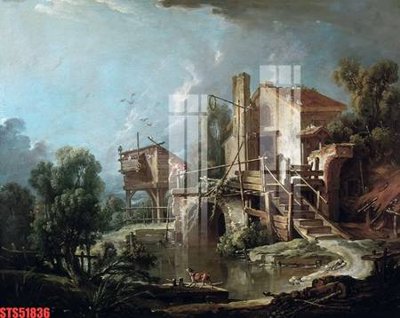 File tranh in mica Tranh sơn dầu phương tây tổng hợp STS51836 (độ phân giải cao)