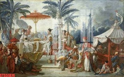 File in trần Tranh sơn dầu phương tây tổng hợp STS51874 (bản gốc) bầu trời