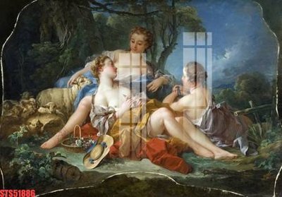 File gốc Tranh sơn dầu phương tây tổng hợp STS51886 (in tráng gương) nghệ thuật