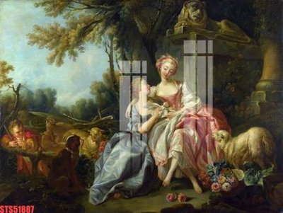 Tải file Tranh sơn dầu phương tây tổng hợp STS51887 (gốc) làm file tranh quảng cáo